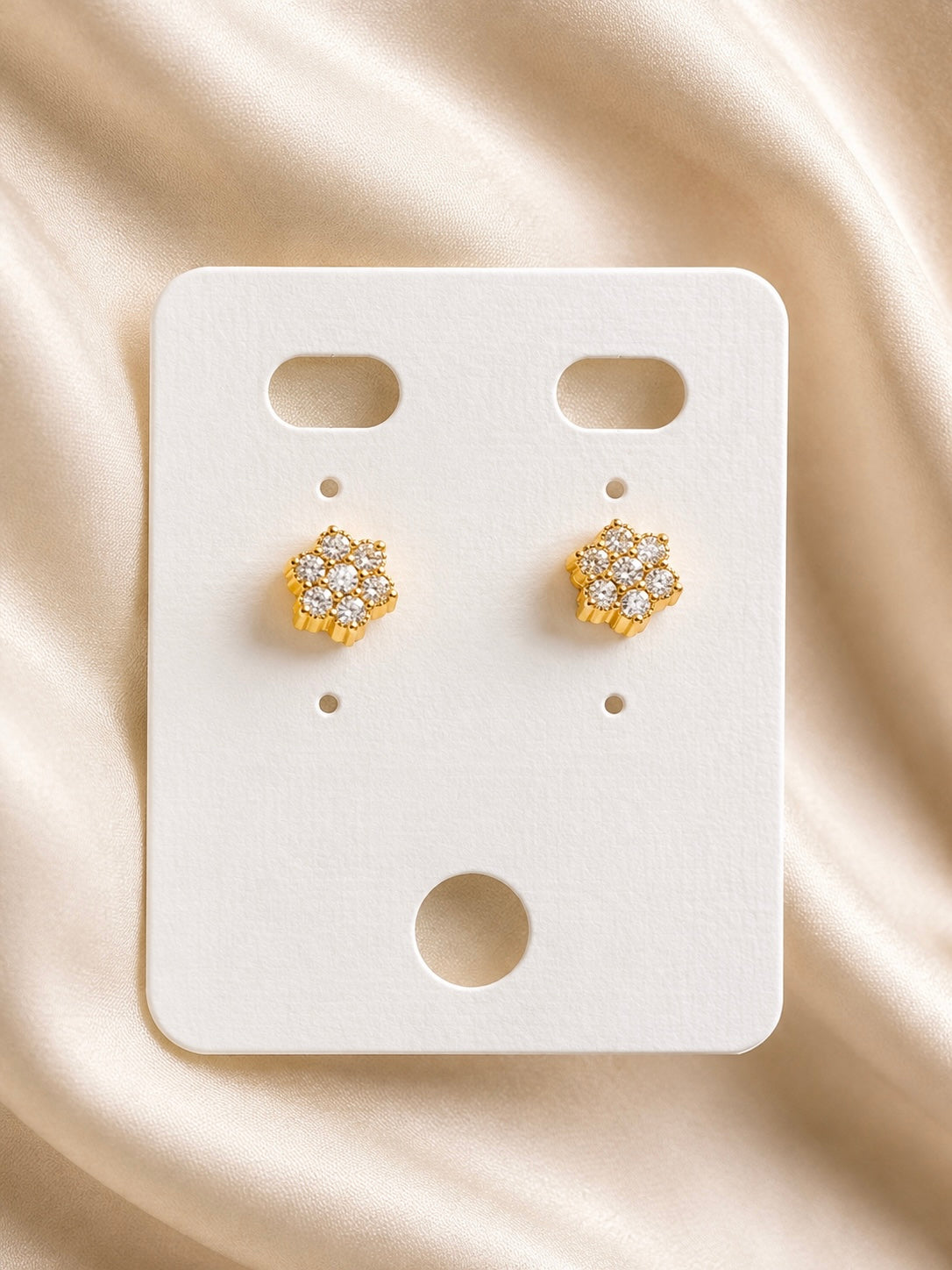 Boucles d’oreilles Fleur Éclat Doré