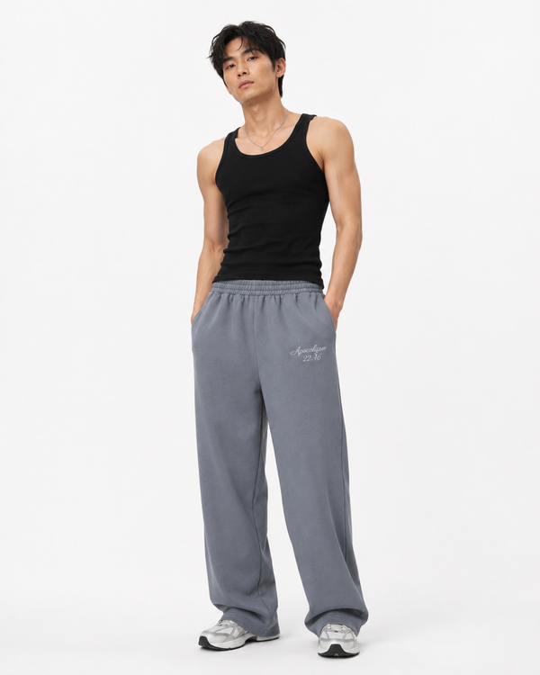 FAITH DESIGN - Pantalon Gris homme Apocalypse