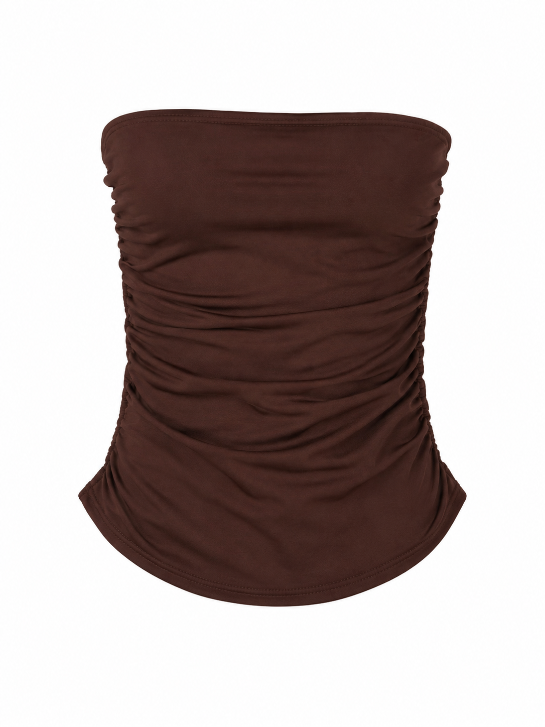 Ensemble Femme Capri & Top Bustier Chocolat – Faith Sélection