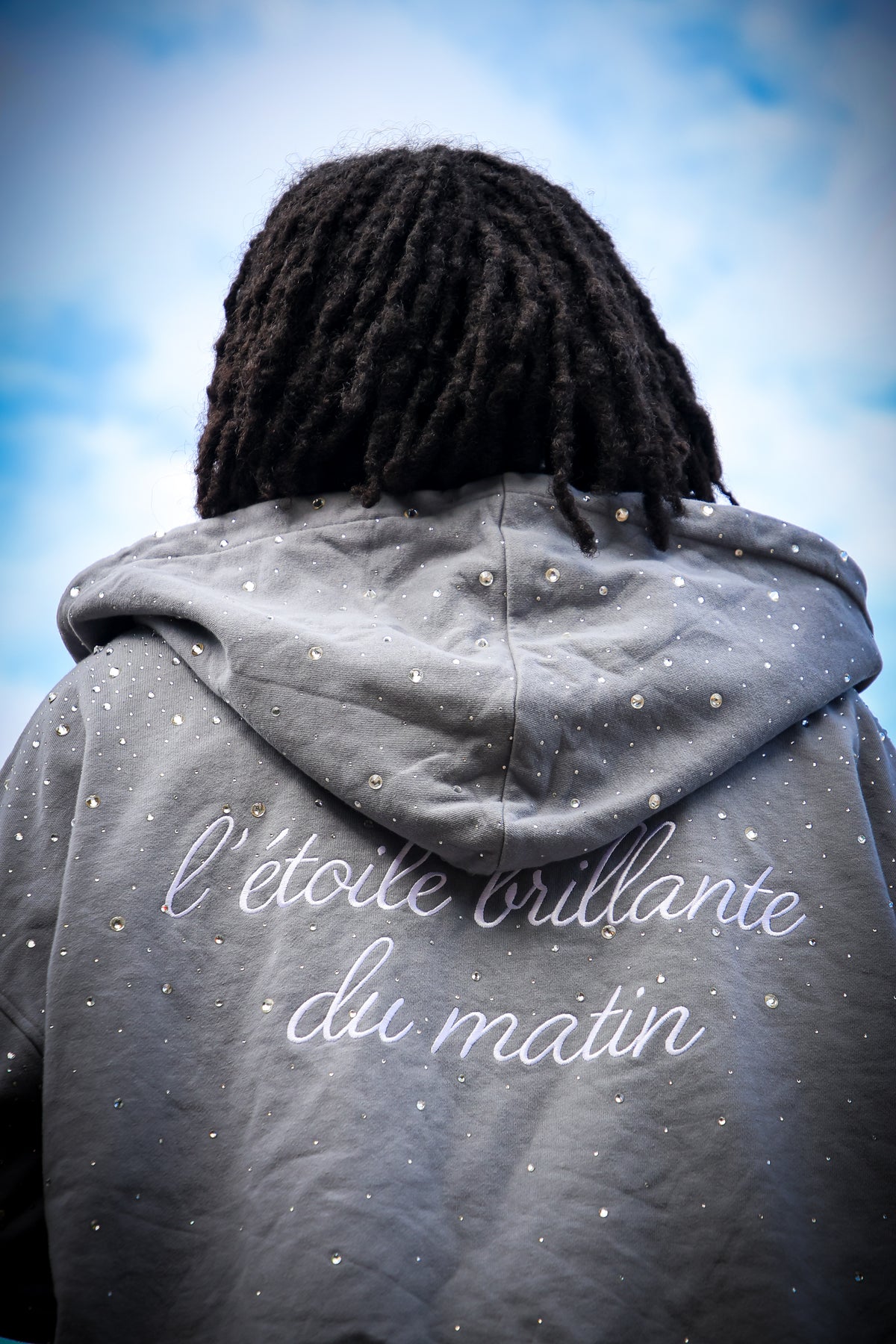 FAITH DESIGN - sweat zippé homme "l'étoile brillante du matin"