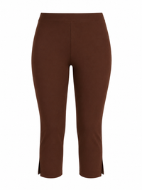 Ensemble Femme Capri & Top Bustier Chocolat – Faith Sélection