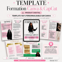 Template Canva – Formation Canva & CapCut