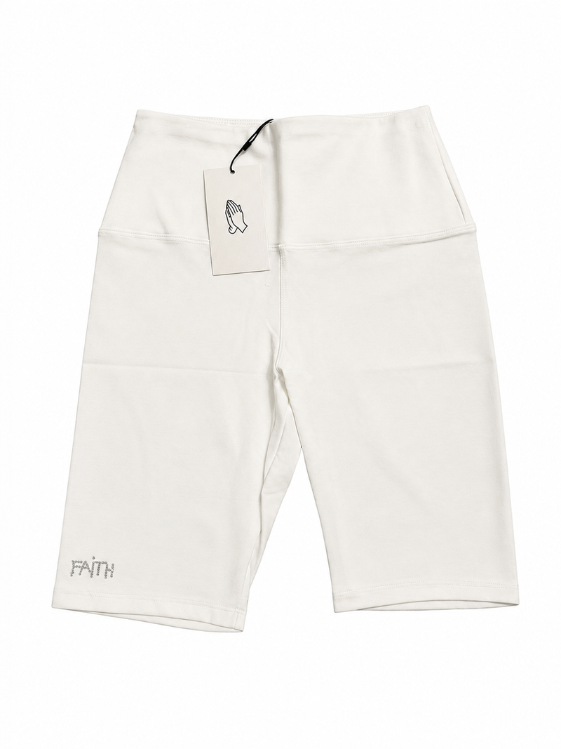 Cycliste Femme Blanc – Taille Haute