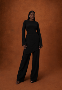Ensemble Élégance Asymétrique – Noir