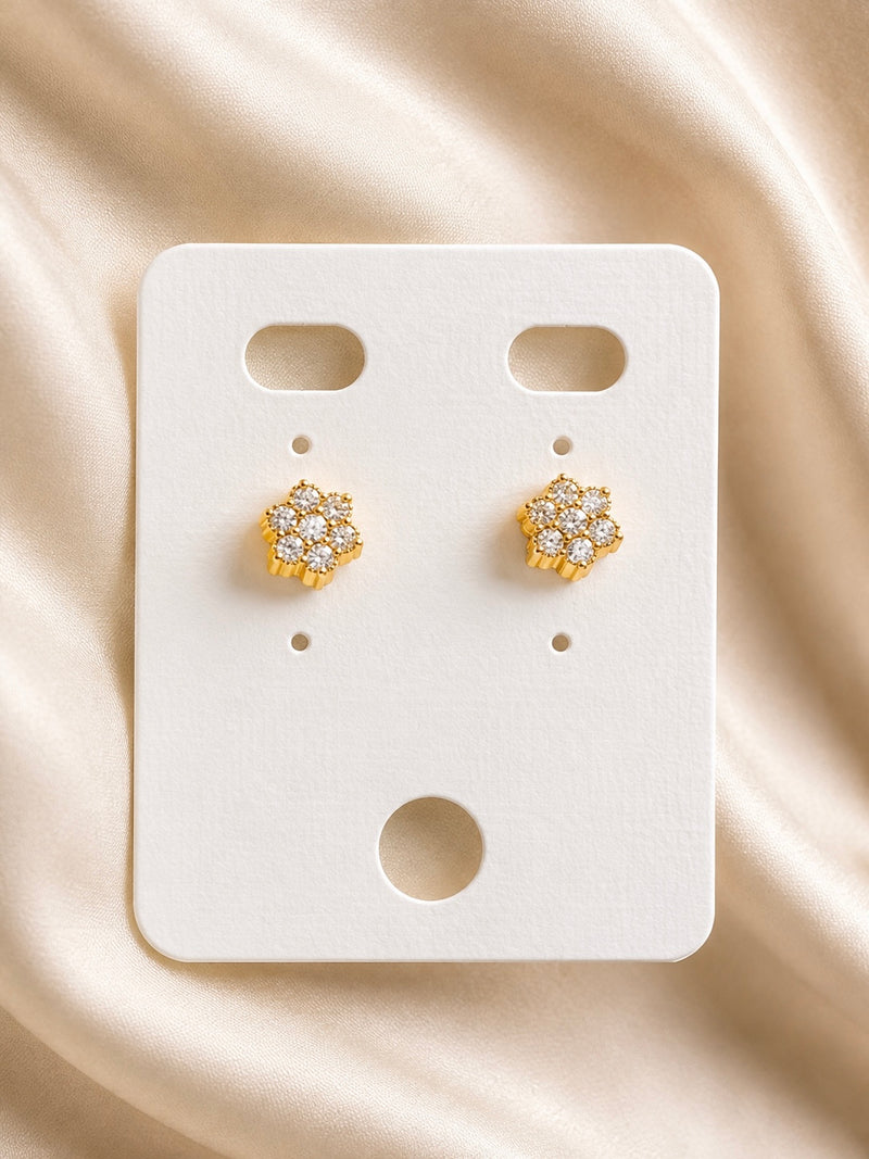 Boucles d’oreilles Fleur Éclat Doré