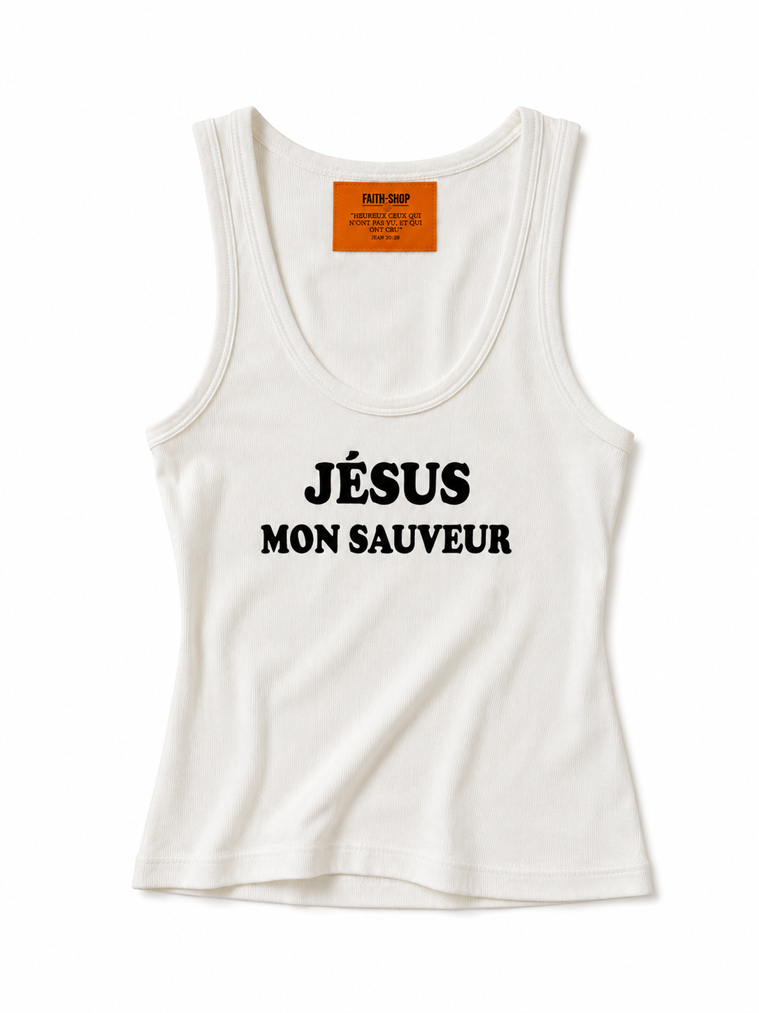 Débardeur chrétien « Jésus mon Sauveur »