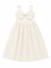 Robe élégance Nœud – Crème  Faith sélection