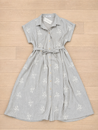 FAITH SELECTION - Robe Chemise ABIGAÏL GRIS CHINÉ - FEMME