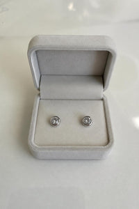 Boucles d’oreilles rondes en acier inoxydable