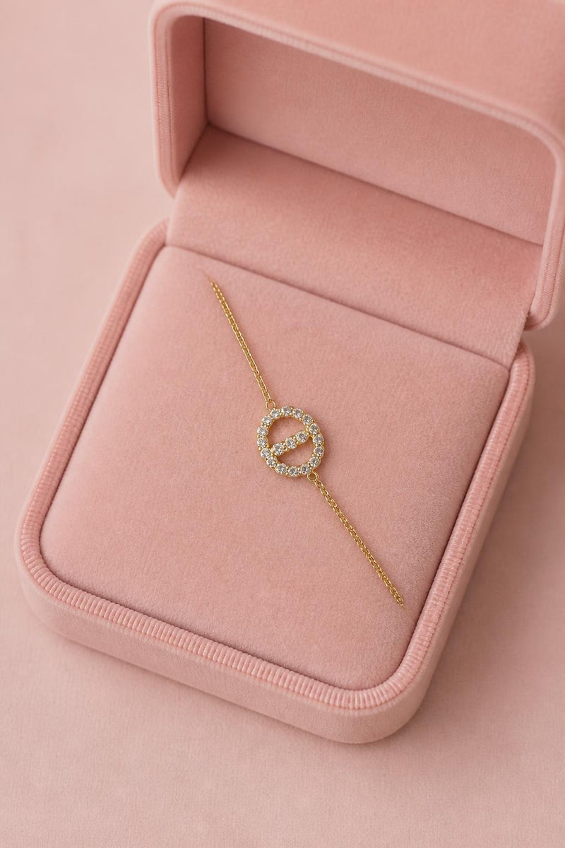 Bracelet doré en acier inoxydable