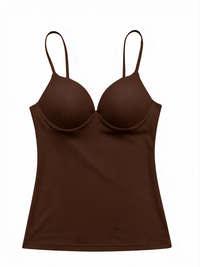 Top Sculptant bleu  avec Brassière Intégrée  Faith sélection